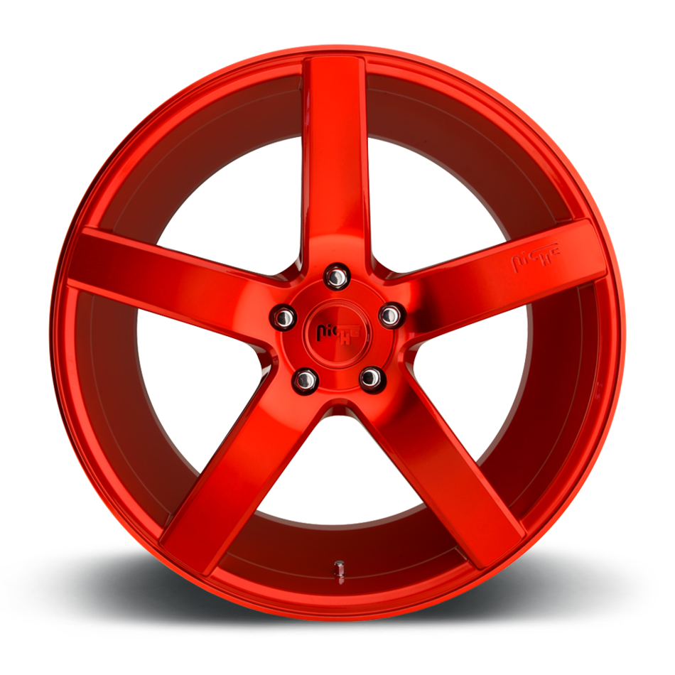 Niche Milan M187 Candy Red Finish Wheels