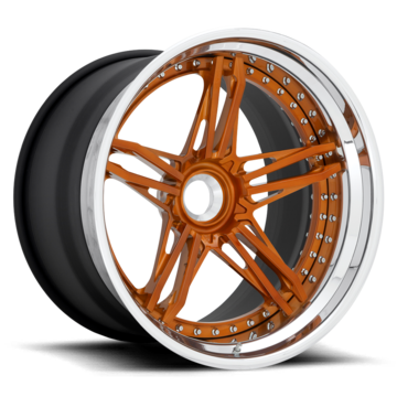 Rotiform ARA Forged Brushed Candy Copper Finish Wheels
