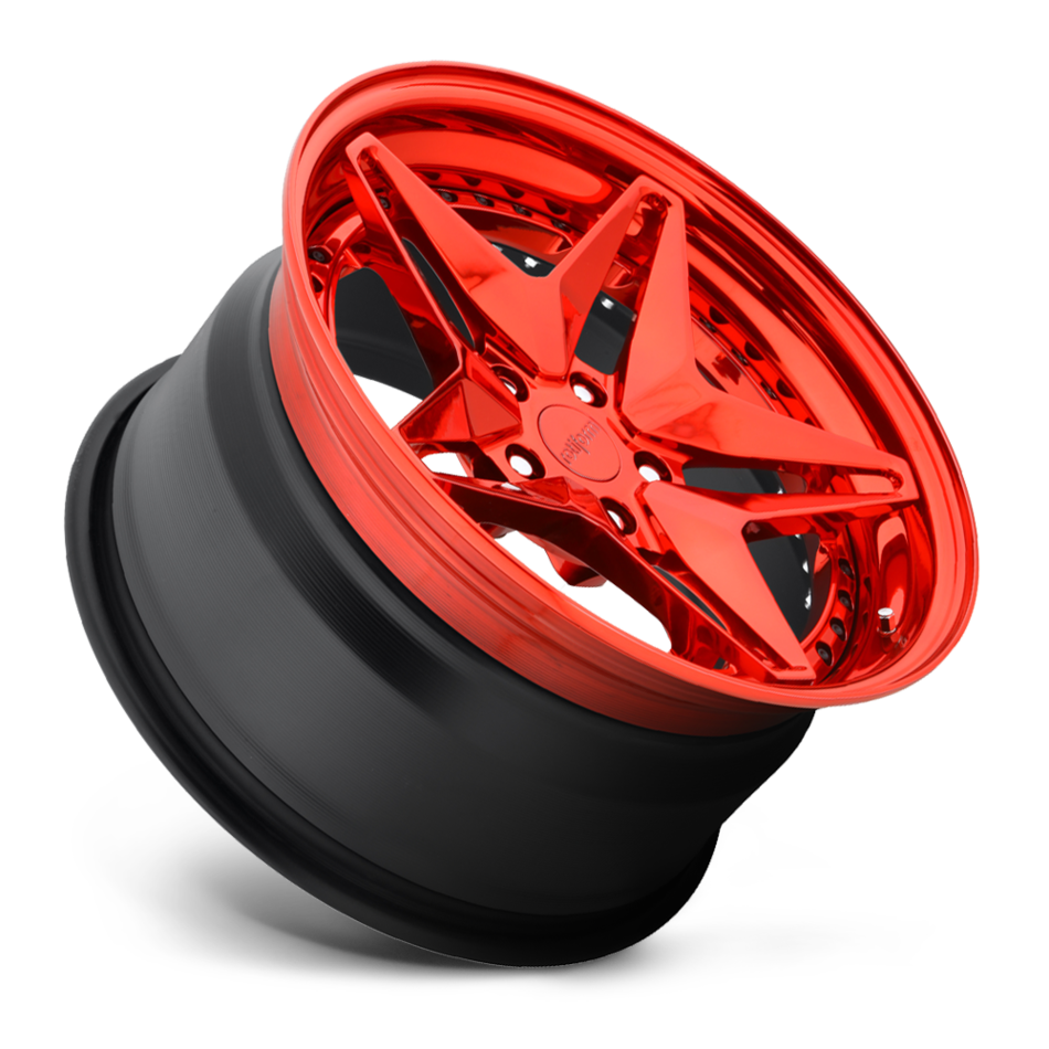 Rotiform AVV Forged Custom Candy Red Finish Wheels
