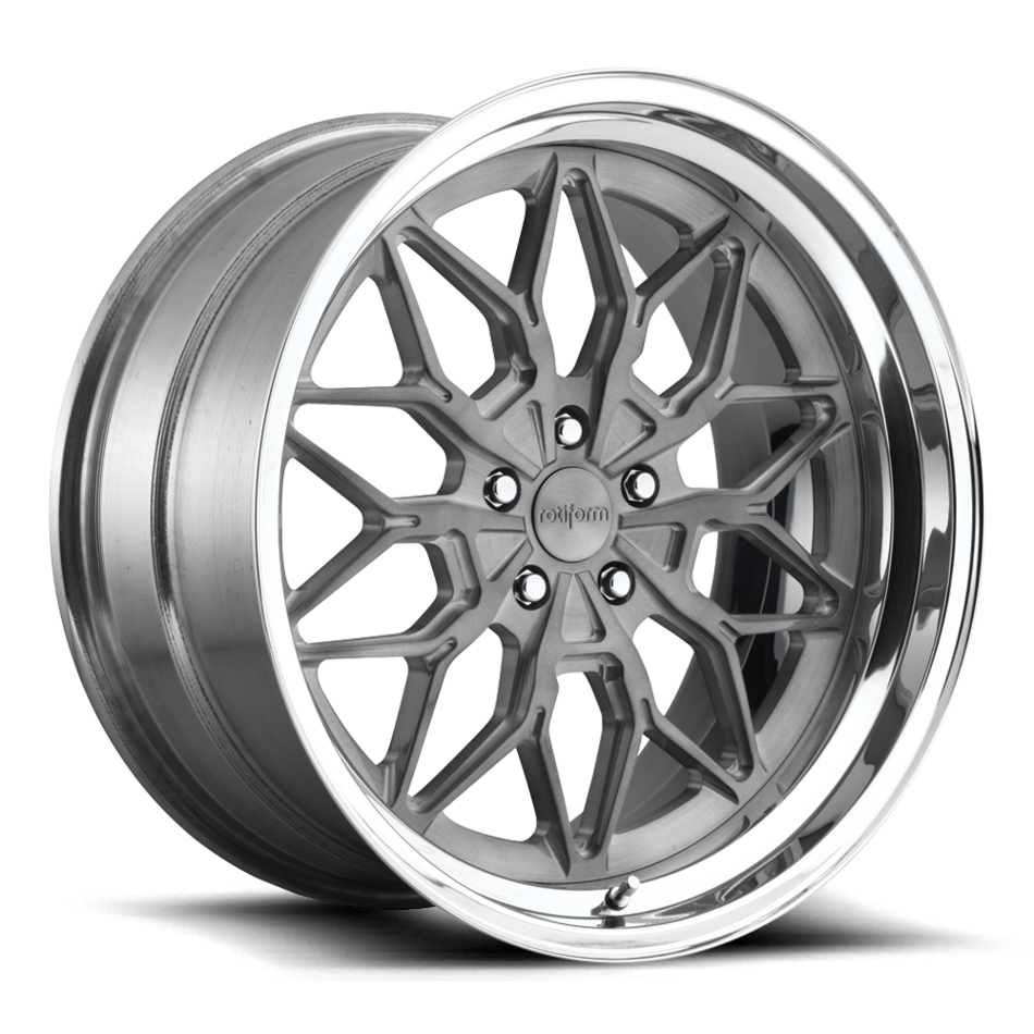 Rotiform BTC Forged Custom Brushed DDT with Gloss Clear Finish Wheels