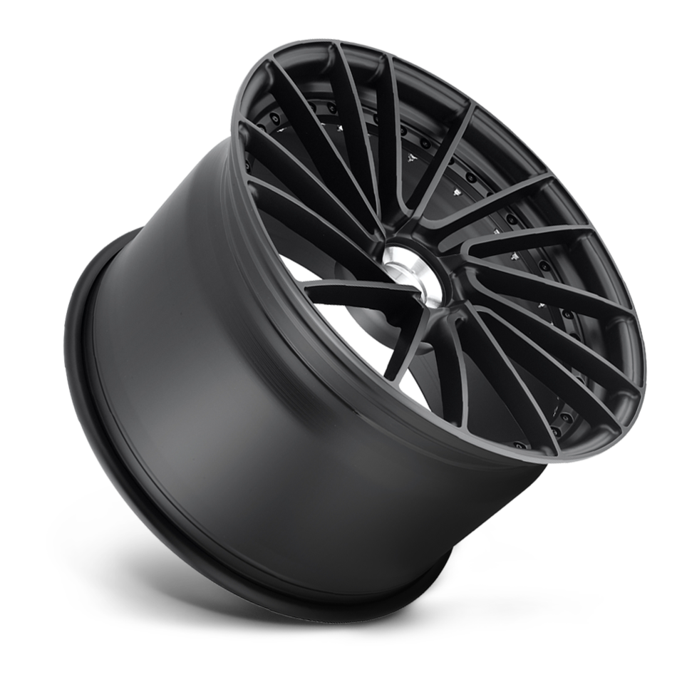 Rotiform DVO Forged Custom Matte Black Finish Wheels