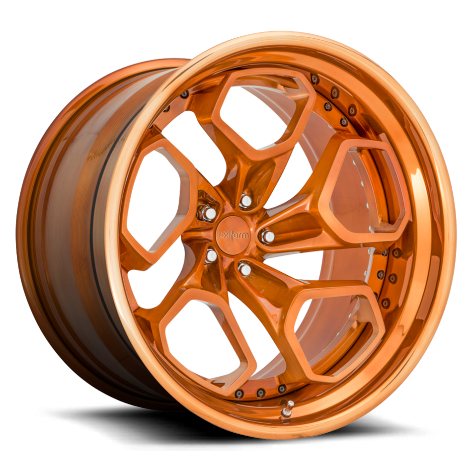 Rotiform HUR-T Forged Custom Brushed Candy Copper Finish Wheels