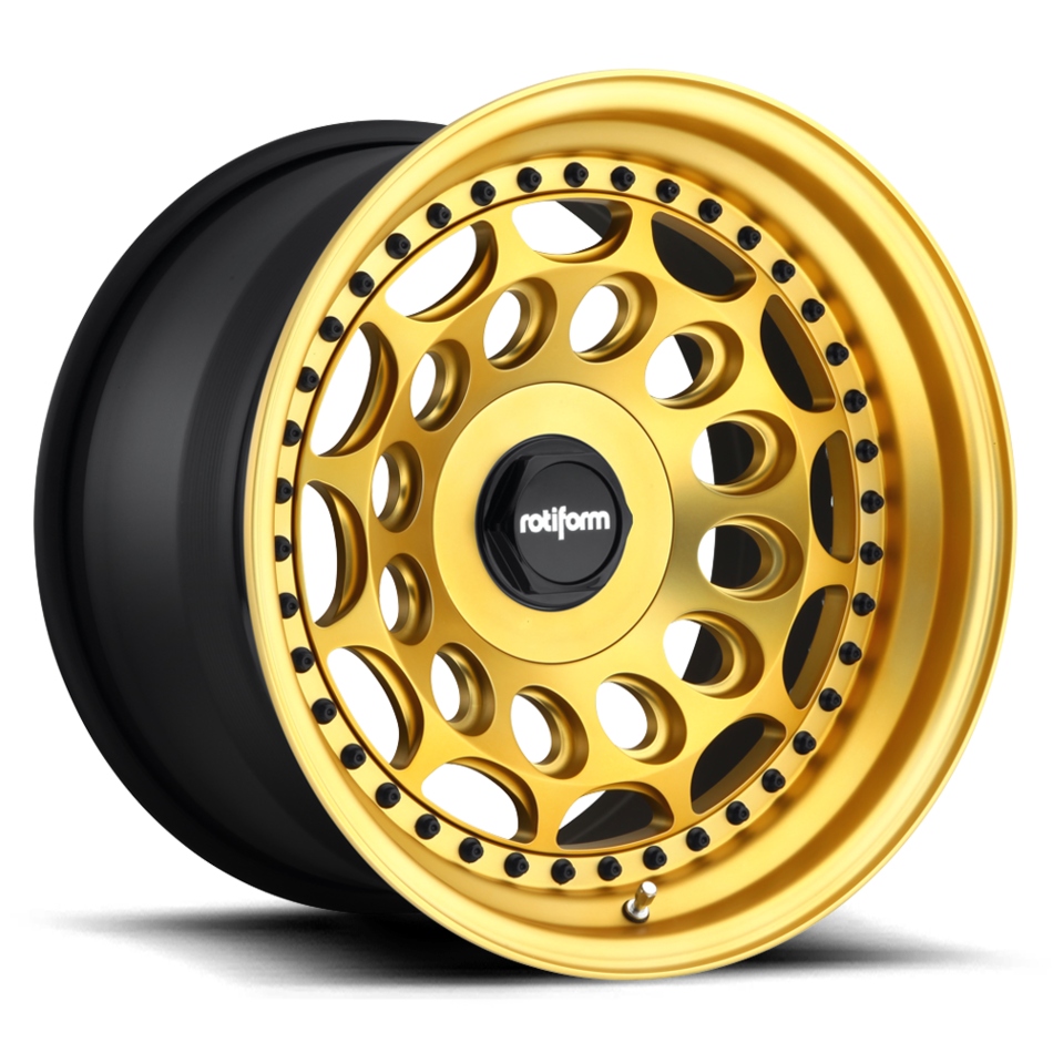 Rotiform HVN Forged Custom Matte Gold Finish Wheels