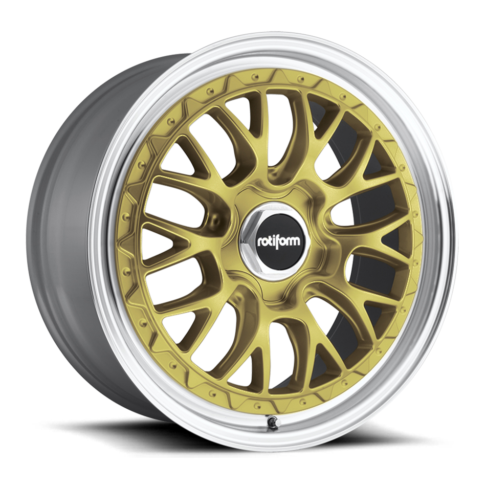 Rotiform LSR Gold and Machined Finish Wheels