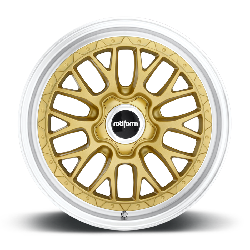 Rotiform LSR Gold and Machined Finish Wheels