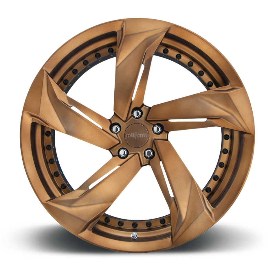 Rotiform MUC Forged Custom Matte Clear Brown Finish Wheels