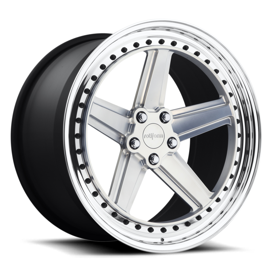 Rotiform PNT Forged Custom Hi Luster Polished with Matte Clear Finish Wheels