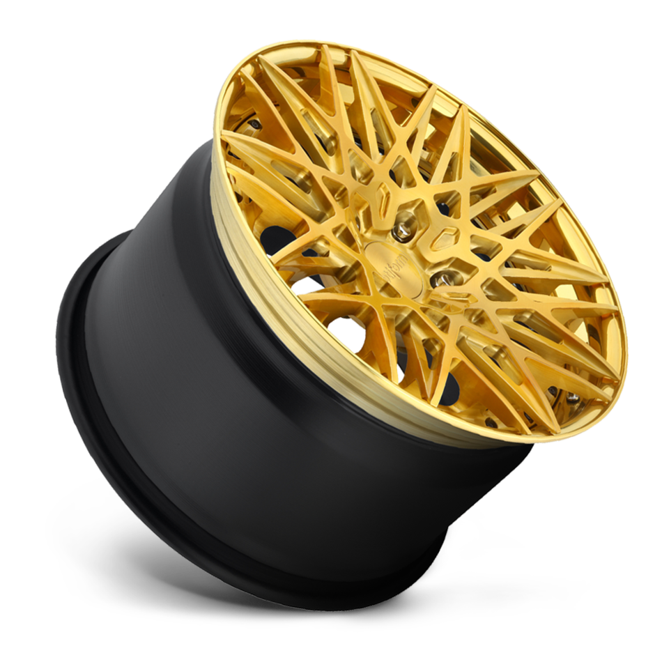 Rotiform QLB Forged Custom Brushed Gold Finish Wheels