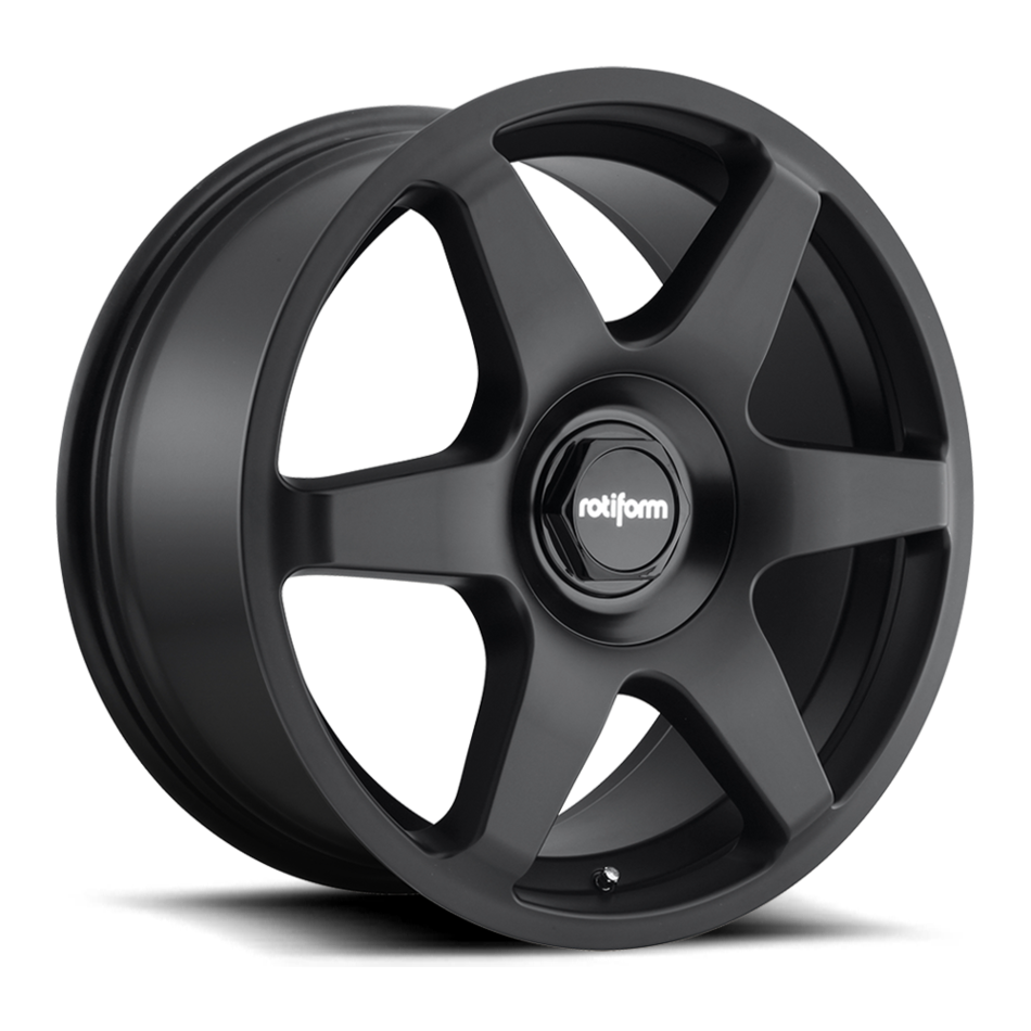 Rotiform SIX Matte Black Finish Wheels