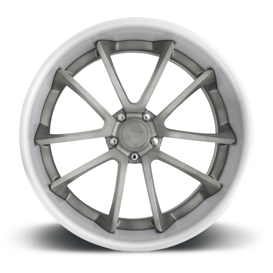 Rotiform SPF Forged Custom Brushed Matte DDT Face with Brushed Matte Lip Finish Wheels