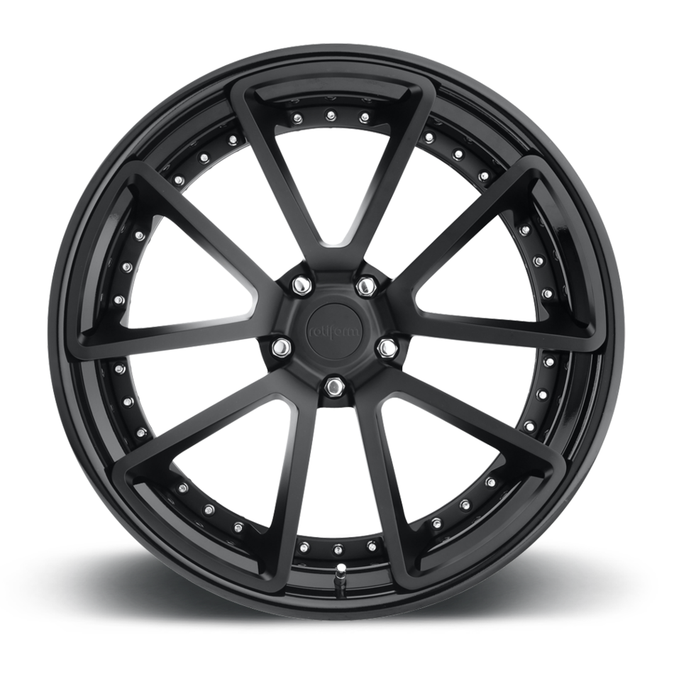 Rotiform SPF Forged Custom Matte Black Finish Wheels