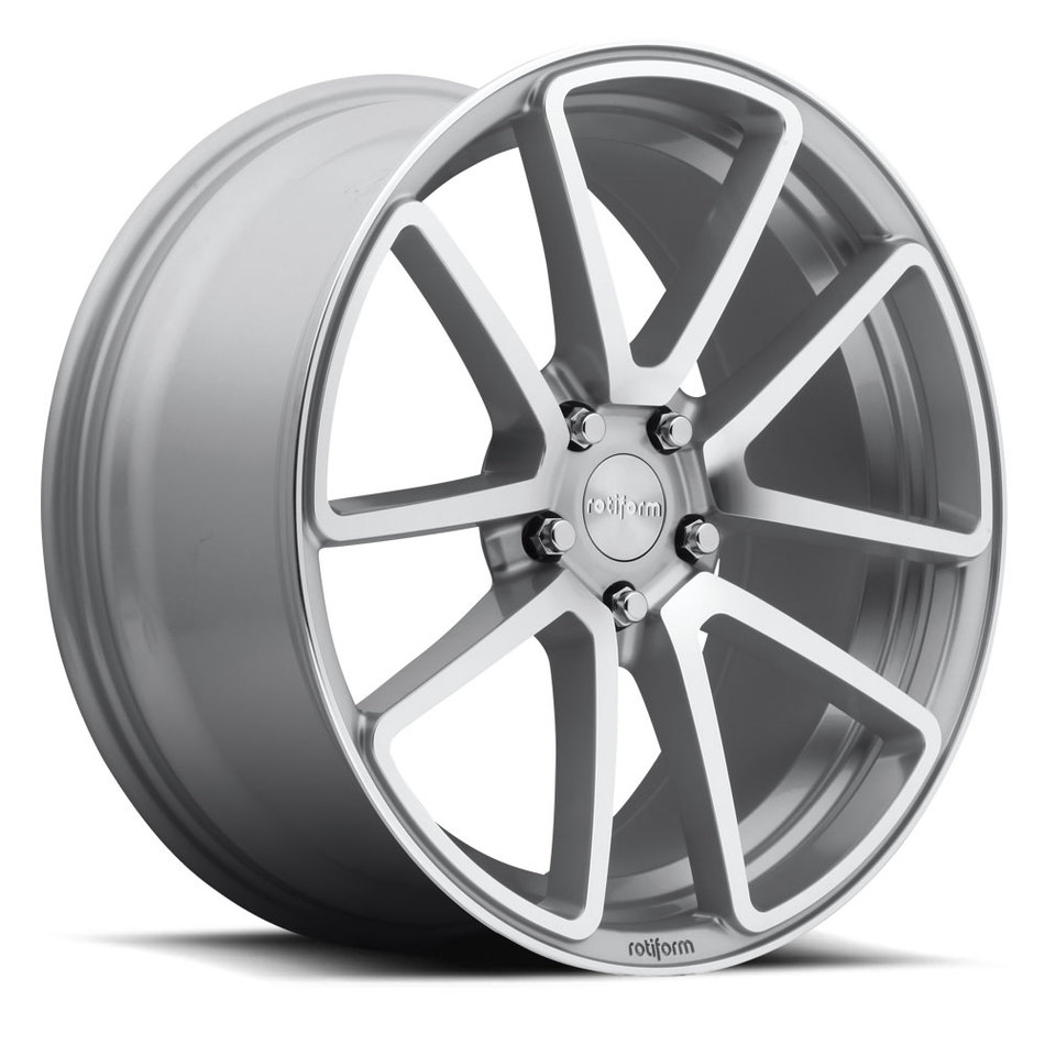 Rotiform SPF Silver and Machined Finish Wheels