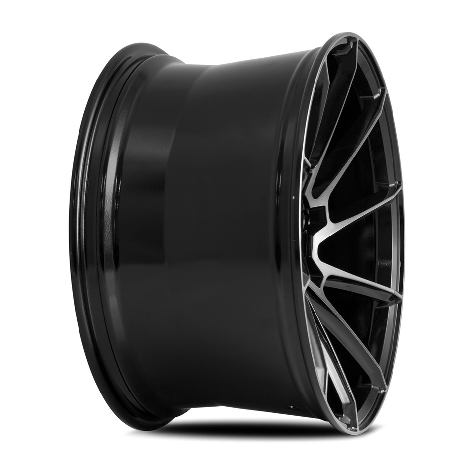 Savini Black di Forza BM15 Wheels - Gloss Black with Double Dark Tint Finish