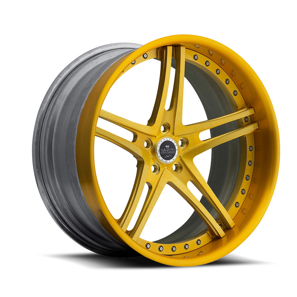 Savini Forged SV23p Brushed Gold Performance Wheels