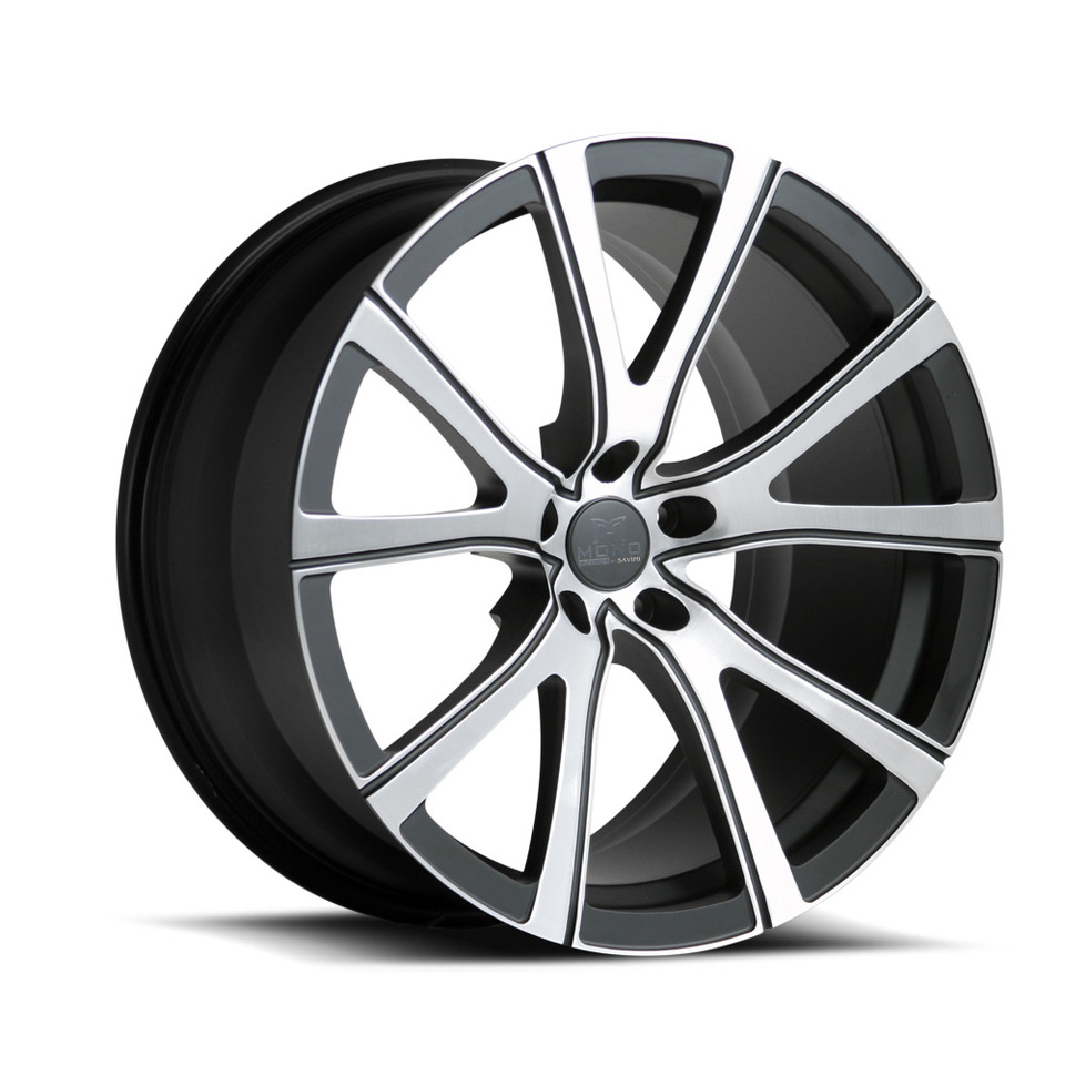 Savini Forged SV46m Brushed Black Mono Wheels