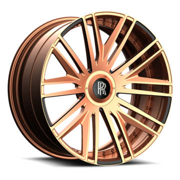 Savini SL2 Wheels in Custom Rose Gold with Matte Black Accents Finish