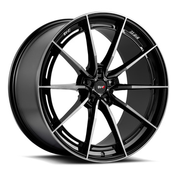 Savini SV-F1 Wheels Gloss Black with Double Dark Tint Finish