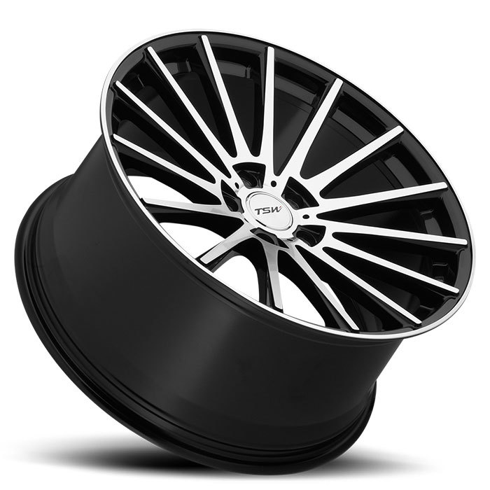 TSW Chicane Wheels - Gloss Black with Mirror Face Finish