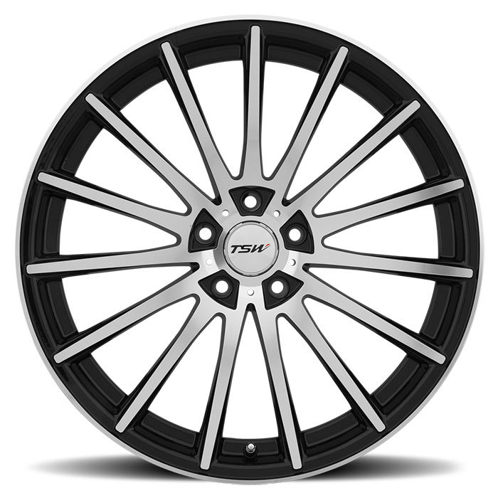 TSW Chicane Wheels - Gloss Black with Mirror Face Finish