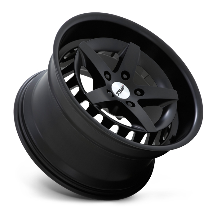 TSW Degner Wheels Semi Gloss Black Finish