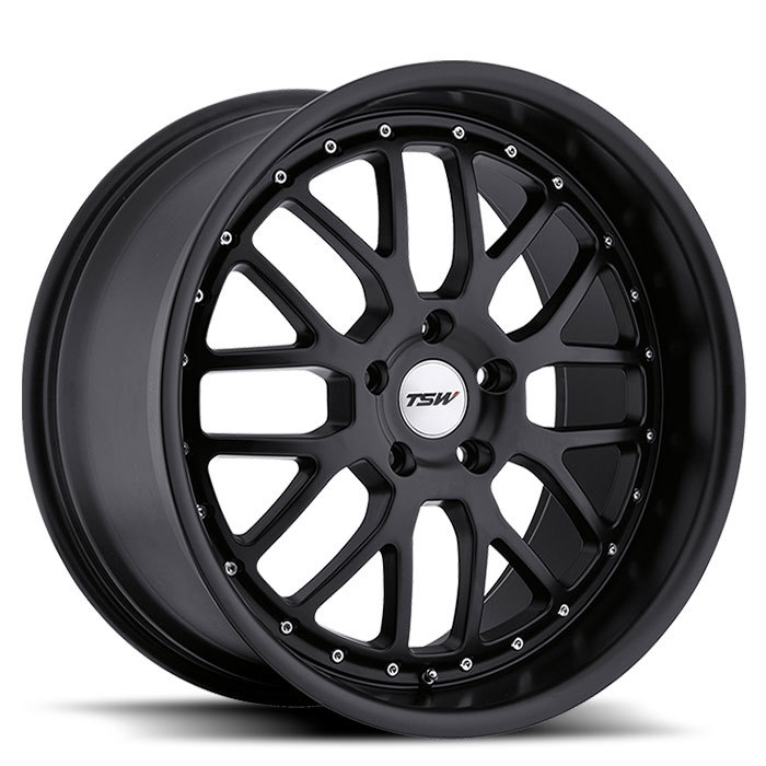 TSW Valencia Matte Black Wheels - Standard
