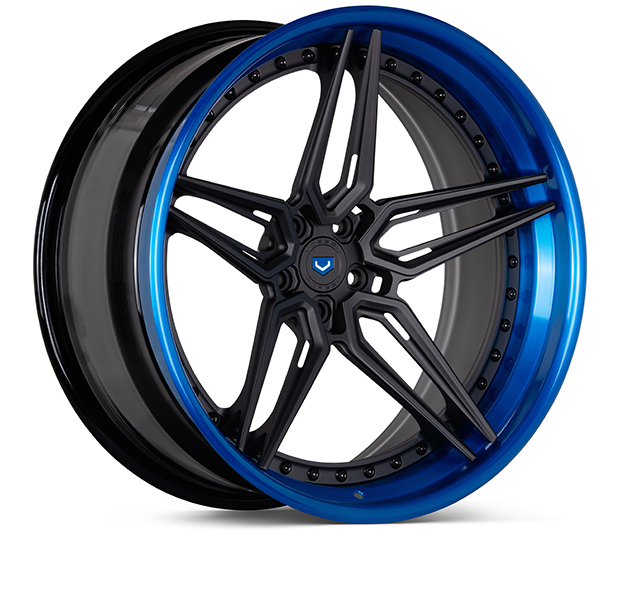 Vossen EVO-1R 3-Piece Wheels Custom Fountain Blue Finish