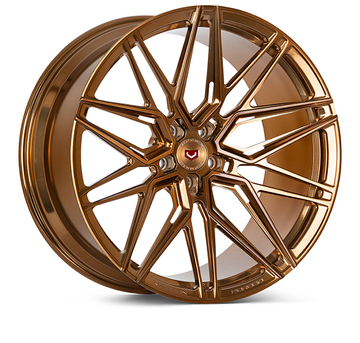 Vossen EVO-5R Wheels Custom Polished Brickell Bronze Finish