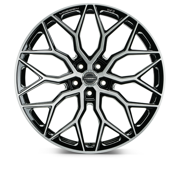 Vossen HF2 Wheels Brushed Gloss Black Finish