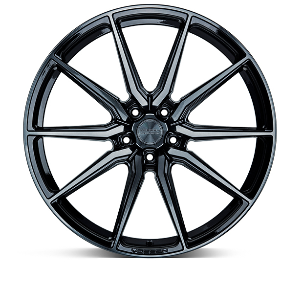 Vossen HF3 Wheels Double Tinted Gloss Black Finish