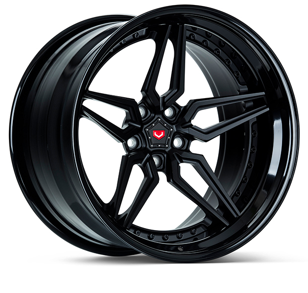 Vossen M-X1 3-Piece Wheels Custom Satin Black Finish