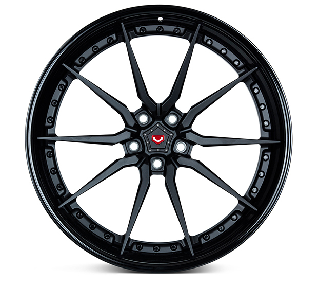 Vossen M-X2 3-Piece Wheels Custom Satin Black Finish
