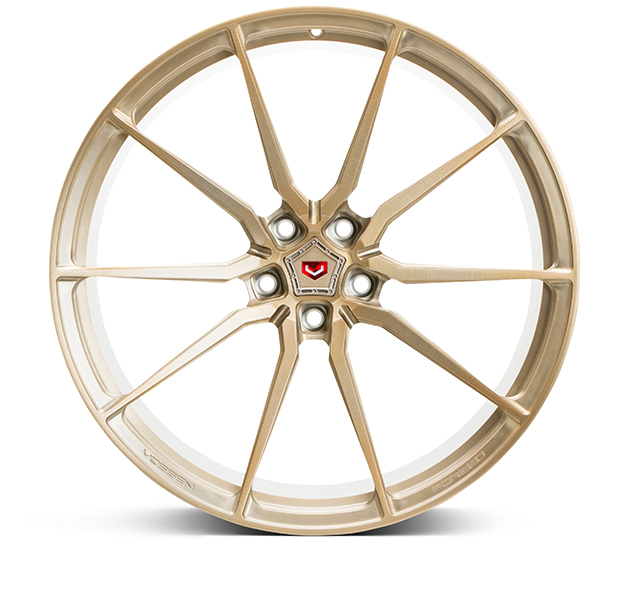 Vossen M-X2 Wheels Custom Patina Gold Finish