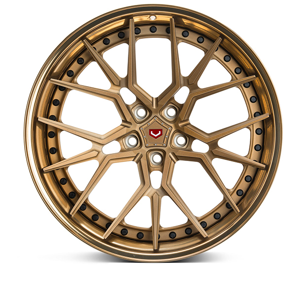 Vossen M-X3 3-Piece Wheels Custom Brickell Bronze Finish