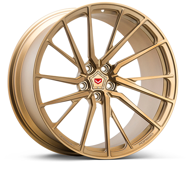 Vossen M-X4T Wheels Custom Matte Brickell Bronze Finish