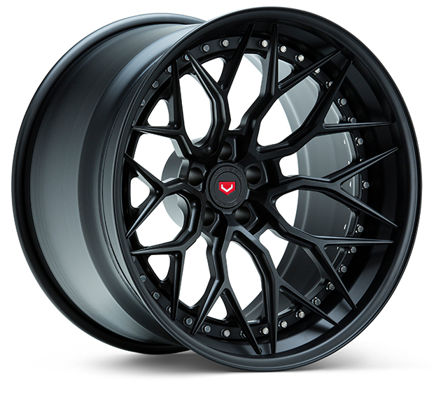 Vossen S17-01 3-Piece Wheels Custom Satin Black Finish