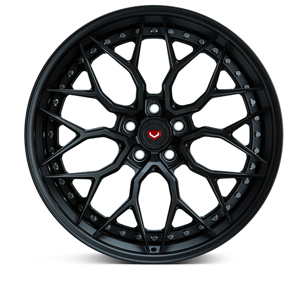 Vossen S17-01 3-Piece Wheels Custom Satin Black Finish