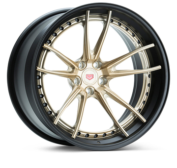 Vossen S17-06 3-Piece Wheels Custom Patina Gold Finish