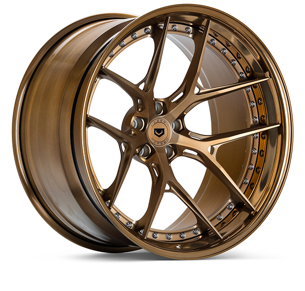 Vossen S21-01 3-Piece Wheels Custom Matte Brickell Bronze Finish