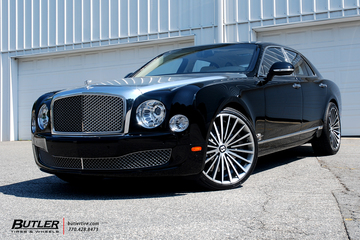 Bentley Mulsanne with 22in Lexani LF Forged LF-722 Wheels