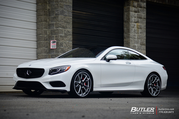 2015 Mercedes S550 Coupe on 22in Custom Forgiato F2.19 Wheels
