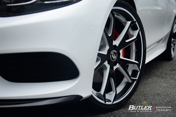 2015 Mercedes S550 Coupe on 22in Custom Forgiato F2.19 Wheels