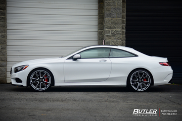 2015 Mercedes S550 Coupe on 22in Custom Forgiato F2.19 Wheels