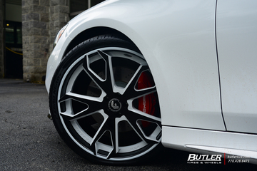 2015 Mercedes S550 Coupe on 22in Custom Forgiato F2.19 Wheels