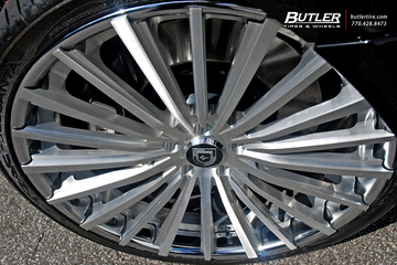 Bentley Continental GT with 22in Lexani LF Forged LZ-722 Wheels