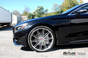 Mercedes S550 Coupe on Custom Vossen VPS-307 Forged Wheels
