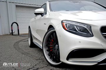 2015 Mercedes S63 Coupe on 22in Lexani LF722 Wheels