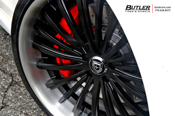 2015 Mercedes S63 Coupe on 22in Lexani LF722 Wheels