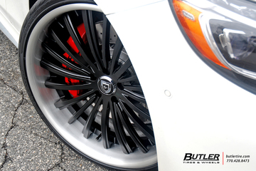 2015 Mercedes S63 Coupe on 22in Lexani LF722 Wheels