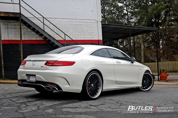 2015 Mercedes S63 Coupe on 22in Lexani LF722 Wheels