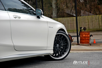 2015 Mercedes S63 Coupe on 22in Lexani LF722 Wheels